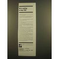 1965 Merrill Lynch Ad - We're Waiting to Help You!
