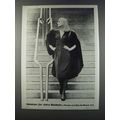 1981 Halston for John Baldwin Fashion Ad