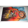 1990 David Mann Illustration - Flyin' Flamin' P...