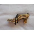 PIN CUSHION BRASS / LADYS HEELED SHOE (23/05) N...