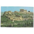 THE ACROPOLIS, ATHENS, GREECE unused postcard d...