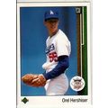 1989 Upper Deck Orel Hershiser baseball card #6...
