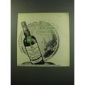 1949 Usher's Green Stripe Scotch Ad - World Fam...