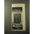 1953 Magnavox Television Ad - For those who des...