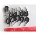 Aluminium P Clips Insulated x10 New Old Stock 7...