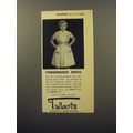 1960 Talbots Fashion Ad - Embroidered Dress