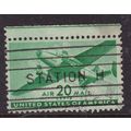 United States Postmark Station H 1941 Air Mail ...