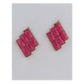 New Faux Stone Brick Earrings