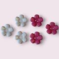 Acrylic Flower Buttons 20mm Flat 2 Hole 2 Colou...