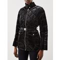 KAREN MILLEN High Shine Vinyl Puffer Quilt Deta...