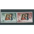 st.helena stamps mnh set royalty silver wedding...