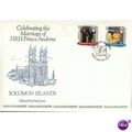 Soloman Islands FDC 1986 - SG 568-569 - Prince ...