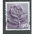 ENGLAND 90P 'TUDOR ROSE' (EN20) FINE USED (EBID...