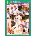 1991 Score #587 Luis Polonia - NM-MT