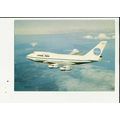 Aviation PAN AM BOEING 747 Postcard by Dixon (P...