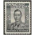 Southern Rhodesia 1937 SG44 6d Grey-Black Mount...