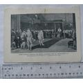 1913 illustration: Queen Elizabeth receiving Fr...