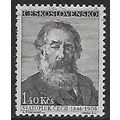 Mi 1096: 1 Kč 40 black Personalities from Cultu...