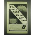 1902 Fairy Soap Ad - Fits every hand fit for an...