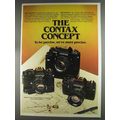 1980 Contax RTS, 139 Quartz, 137 MD Quartz Cameras Ad