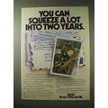 1984 U.S. Army Ad - Squeeze a Lot Into Two Years