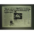 1985 NRI Schools Ad - Richard Petty - Check out new NRI home training