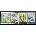 1960 Iceland - Flowers set of 4 - Sc# 329-32 used