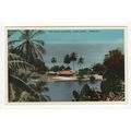 The Blue Lagoon Portland Jamaica Postcard J23