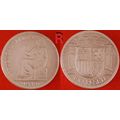 II REPUBLIC (1931-1939): SPAIN ★ 1 PESETA 1933 ...