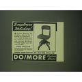 1946 Domore Clerical Chair Ad - Employee Holiday!