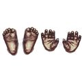 Large 3D Baby Casting Kit Foot Hands Feet Plast...