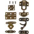 Antique Gold Mini Fittings with Screws 15 Sets ...