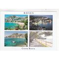 Roses Costa Brava Spain Multiview Postcard used...
