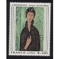 France 'Woman with Blue Eyes' Painting by Modig...