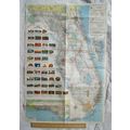 c1970 Rand McNally Map of Florida