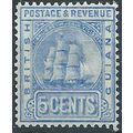 British Guiana 1907 SG255 5c Ultramarine Mounte...