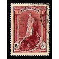 AUSTRALIA 1938 5s CLARET QUEEN ELIZABETH II SG1...