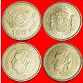 SET 2 PRE-EURO COINS ★ SPAIN ★ 100 PESETAS 1999...