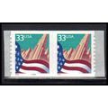 3281 33c U.S. Flag Over City Fine MNH CNP Left ...