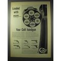 1958 Colt Handguns Ad - Single Action Army, Cobra