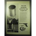 1958 Colt Huntsman Pistol Ad - Points The Way to Fun