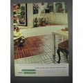 1966 Kentile Colonial Brick Vinyl Tile Ad - Looks Like
