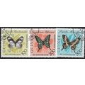 1963 SG 397/399 - cancelled - BUTTERFLY