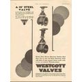 WESTCOTT VALVE COMPANY 1930 steel pipe line col...