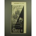 1946 E. Gubelin Earrings and Ring Ad - Gifts for her by Gubelin