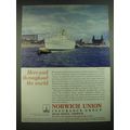 1968 Norwich Union Insurance Ad - Here and throughout the world Liverpool