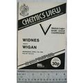 1984 programme Widnes v. Wigan