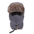 Men Ushanka Hat Russian Ski With Earflaps Windp...