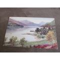 1940s Valentines Postcard - Loch Lomond Rowarde...