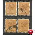 X886 10p Orange-Brown (Type I) (2 bands).Fine U...
